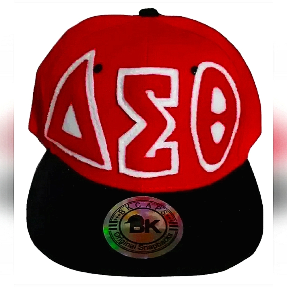NEW Delta Sigma Theta / DST Baseball Cap! Crimson/Red & White. Women Sorority.